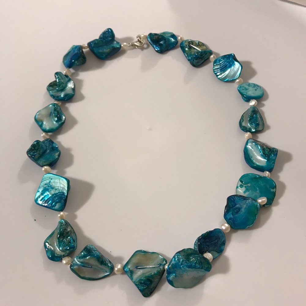 Genuine & Uniquely Large Keshi Pearls Necklace